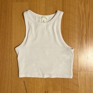 H&M white crop top